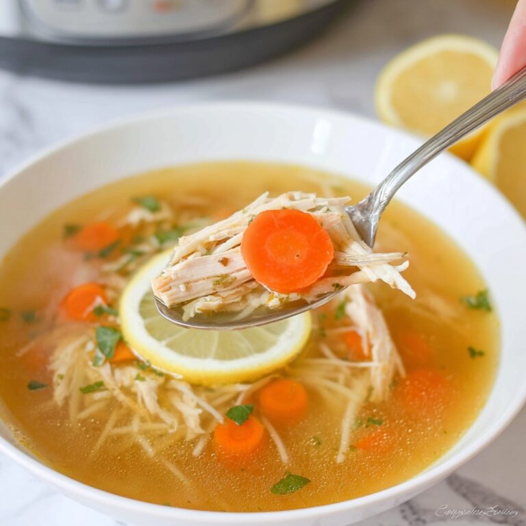 Crockpot Lemon Chicken Soup Recipe
