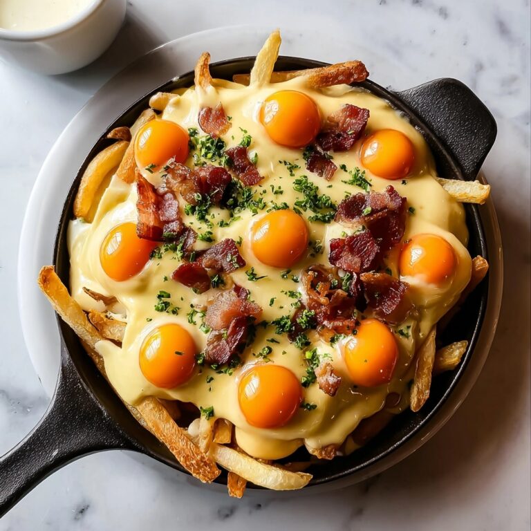 Breakfast Poutine with Hollandaise Sauce Recipe