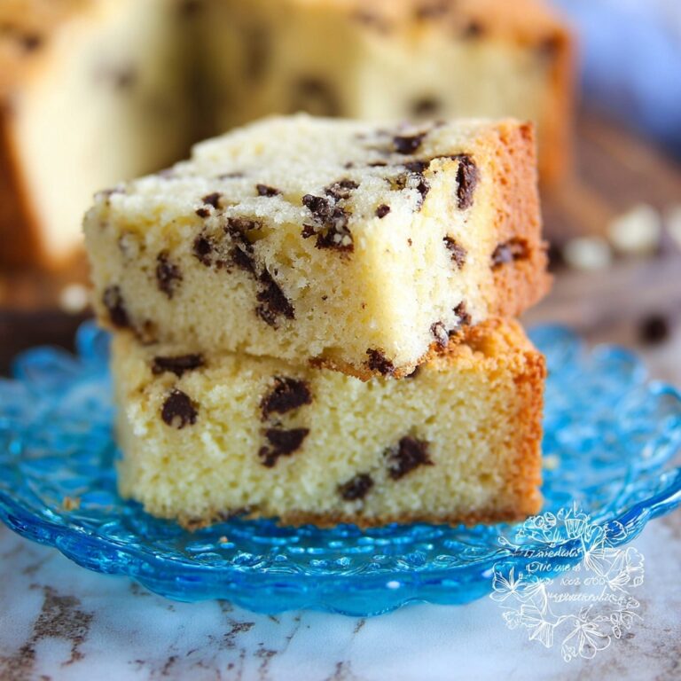 The BEST Chocolate Chip Pound Cake Recipe