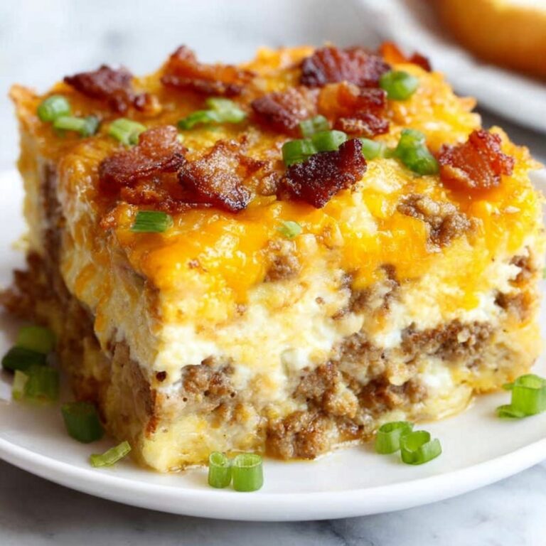 Sausage and Sage Croissant Breakfast Casserole Recipe