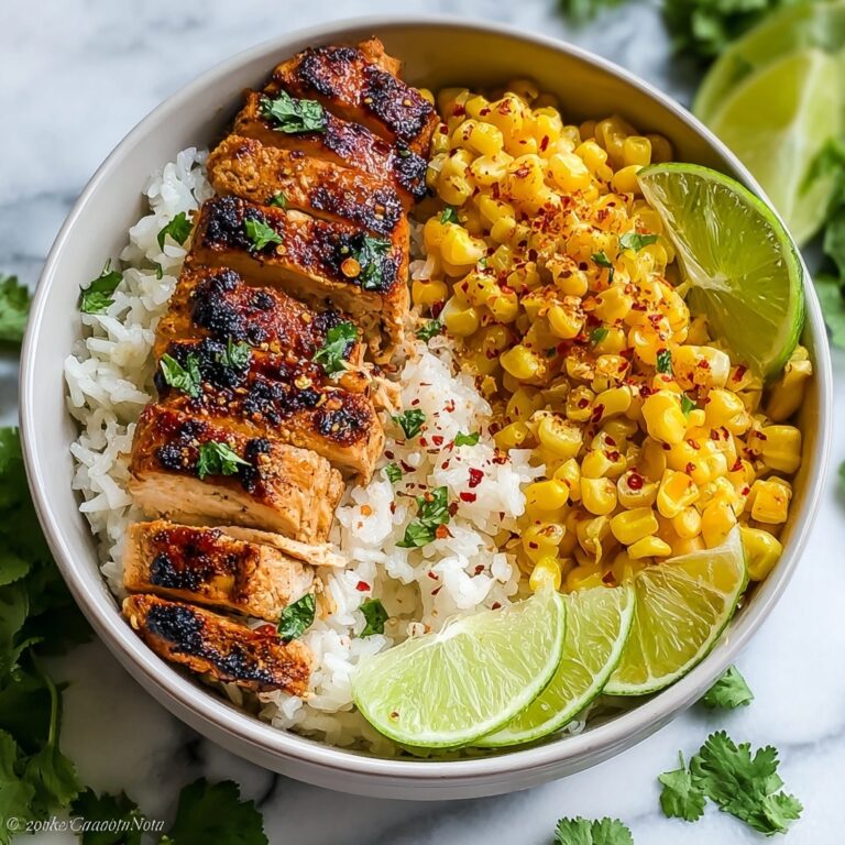 Street Corn Chicken Rice Bowl Recipe