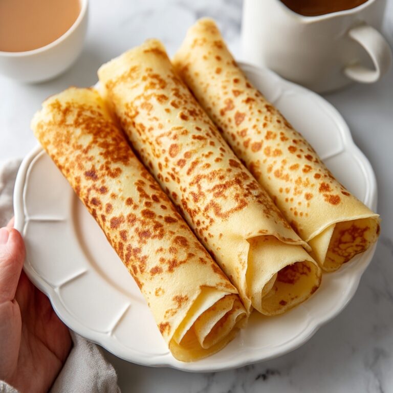 French Toast Crepes with Maple Syrup and Almond Flour Tortillas Recipe