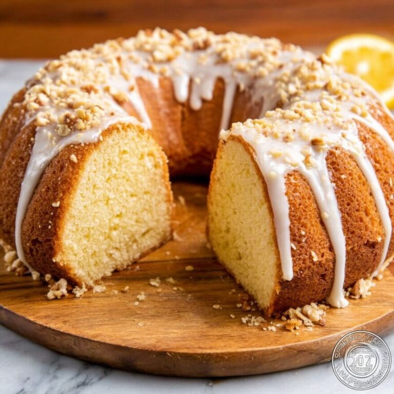 Limoncello Syrup Lemon Bundt Cake Recipe