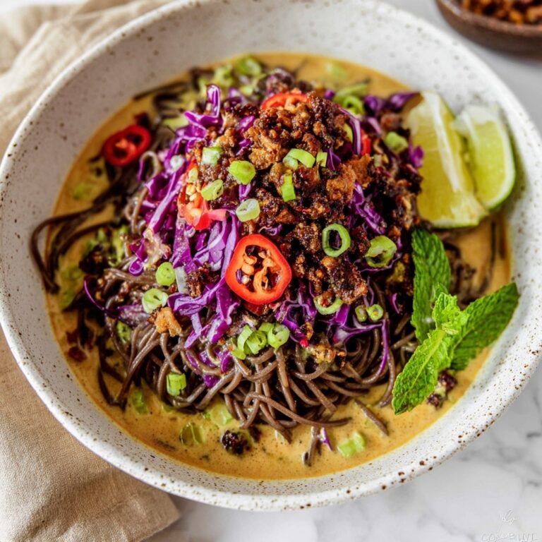 Sesame Chili Cold Soba Noodle Salad Recipe