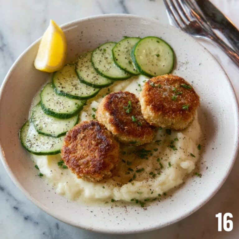 Baked Chicken Rissoles Recipe