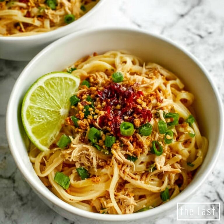 Creamy Coconut Peanut Noodles Recipe