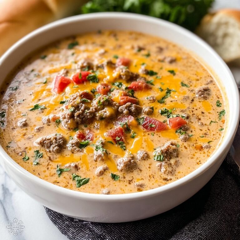 Easy Cheeseburger Soup Recipe