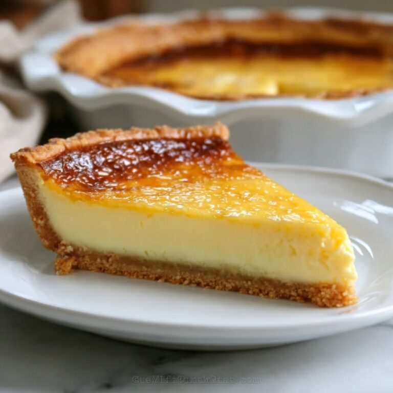 Crustless Greek Honey and Cheese Pie (Melopita) Recipe