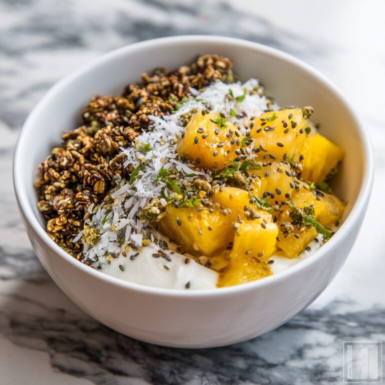 Cottage Cheese Pineapple Granola Bowl Recipe