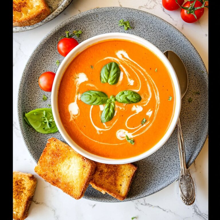 Creamy Tomato Bisque Soup Recipe