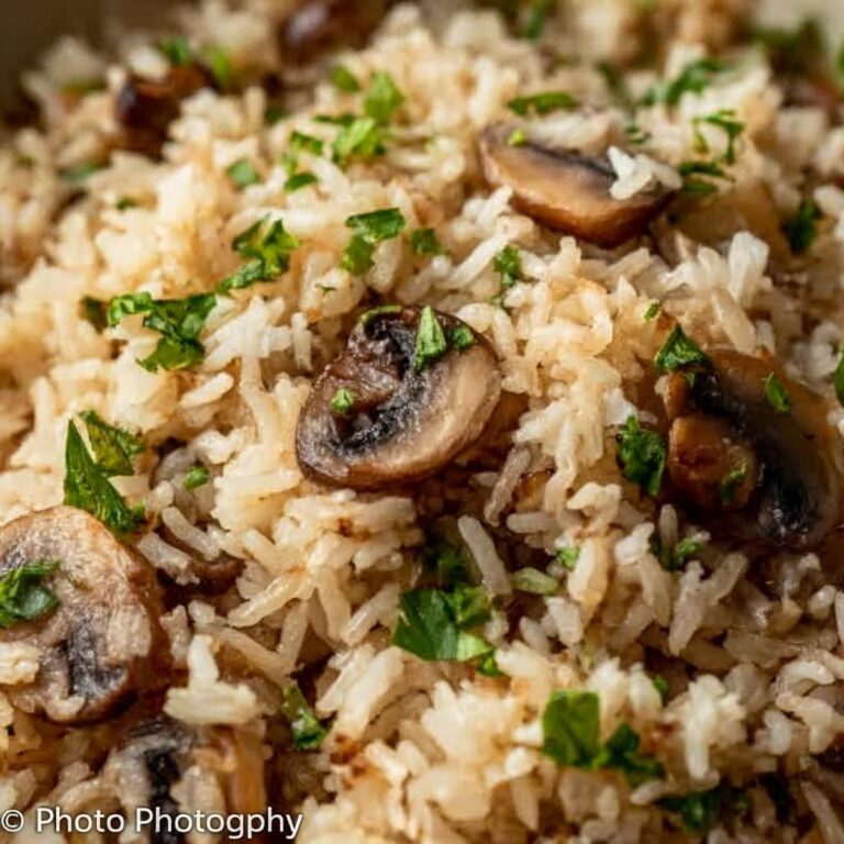 Creamy Mushroom Rice Recipe