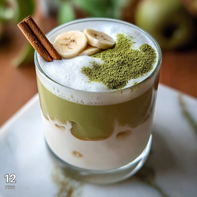 Creamy Easy Banana Matcha Latte for a Refreshing Boost Recipe