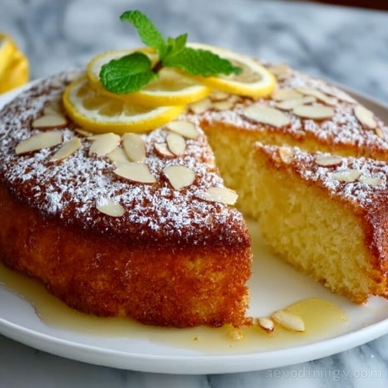 Lemon Almond Flourless Cake Recipe