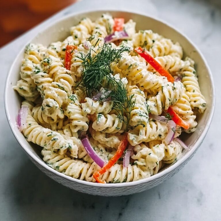 Tangy Dill Pickle Pasta Salad Recipe