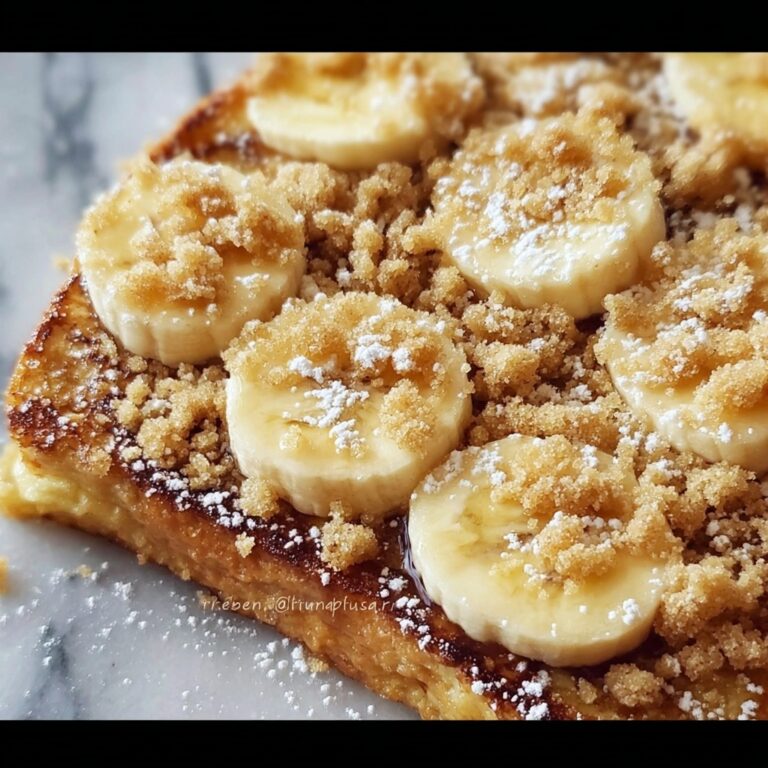 Irresistible Overnight Baked Banana French Toast Delight Recipe