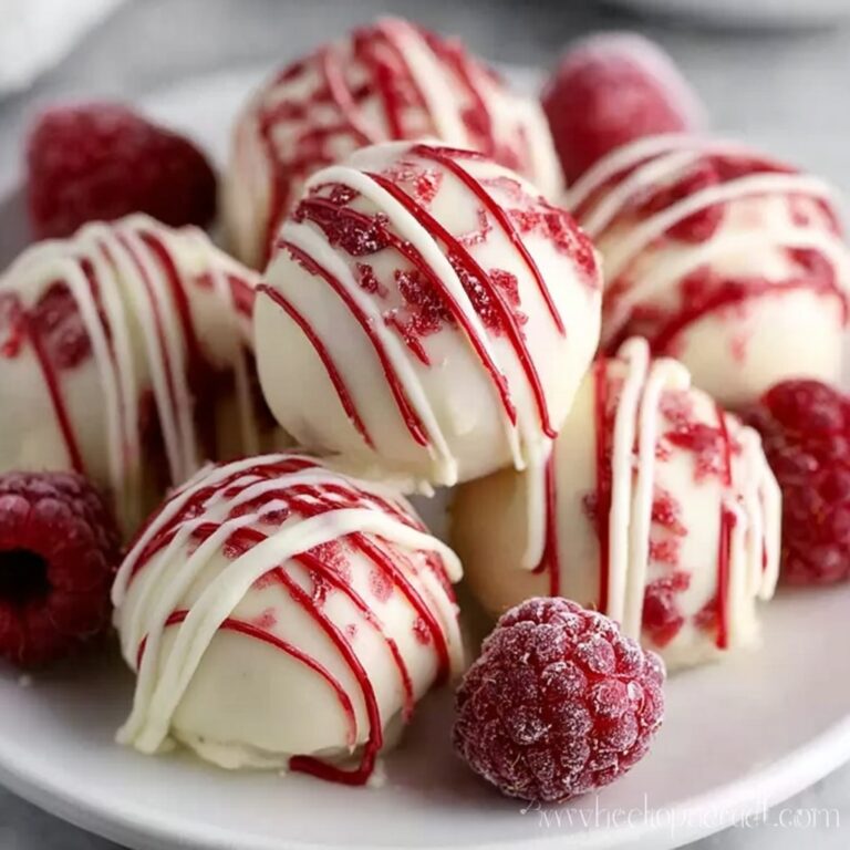 White Chocolate Raspberry Cheesecake Balls Recipe