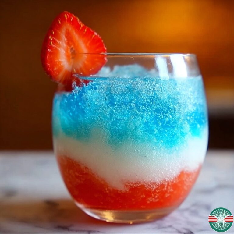 Sip Paradise: Patron Strawberry Blue Hawaiian Cocktail Recipe