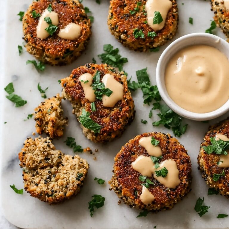 Baked Falafel with Tahini Sauce Recipe