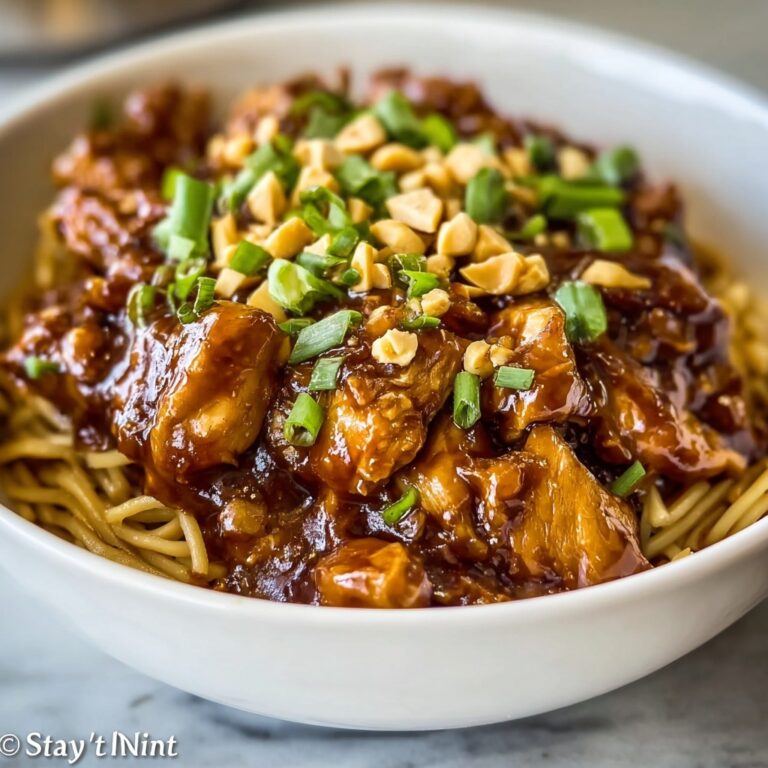 Spicy Kung Pao Chicken Noodles Recipe