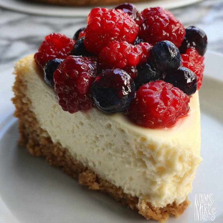 Fruity Vegan Cheesecake with Mixed Berries Recipe