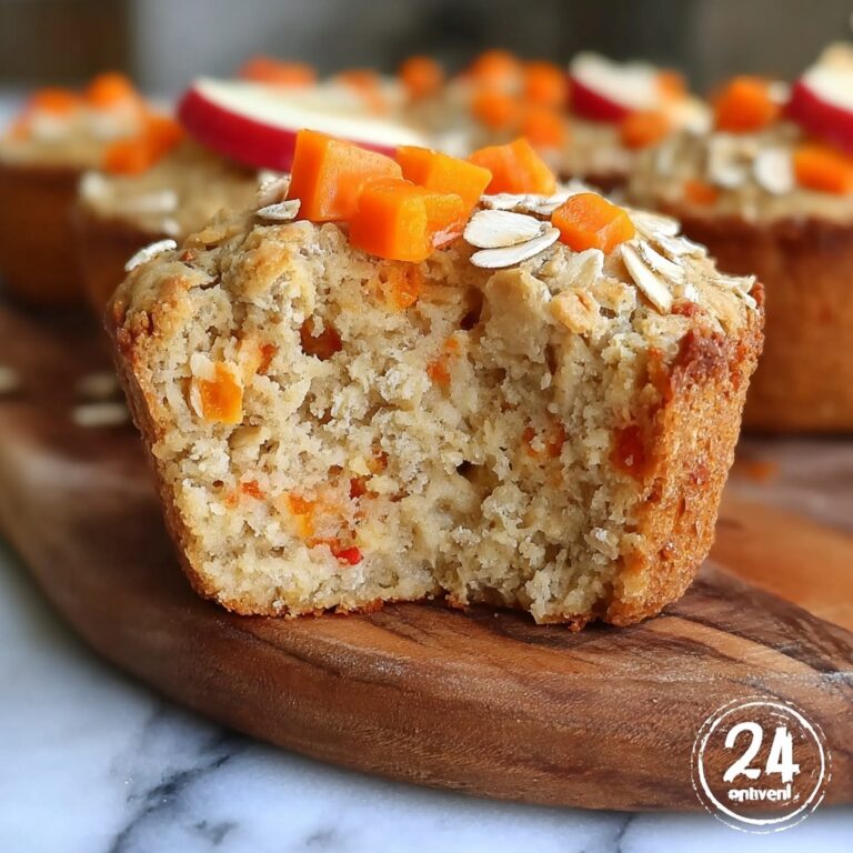Oatmeal, Apple, and Carrot Breakfast Muffins Recipe