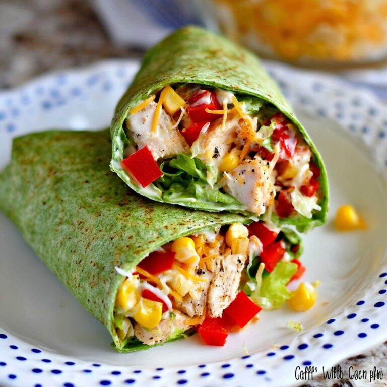 Southwest Chicken Caesar Wraps Recipe