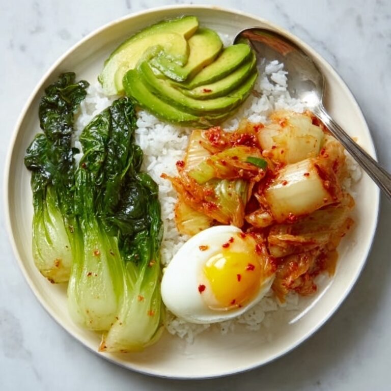 Kimchi Rice Bowl with Jammy Eggs Recipe
