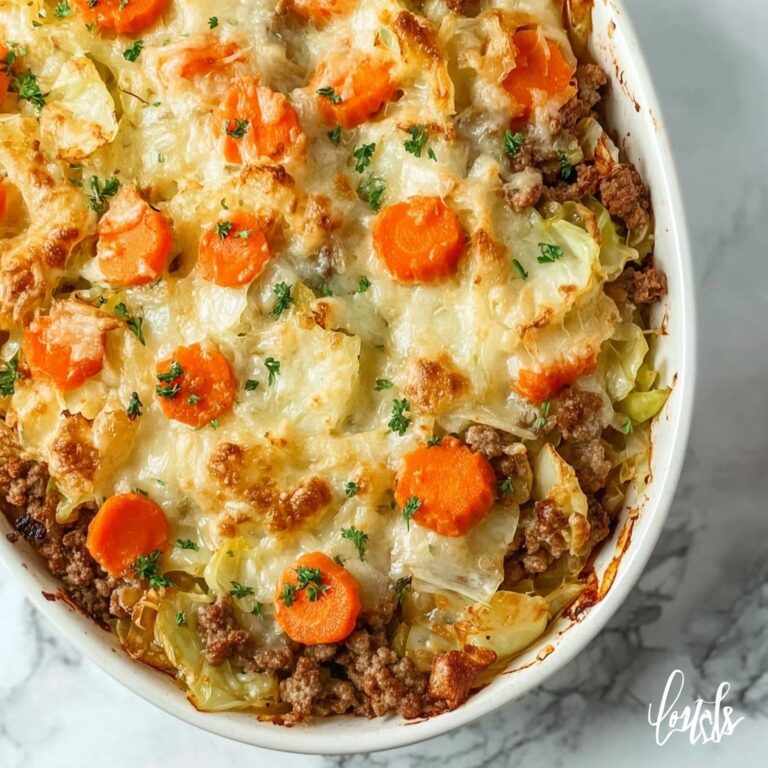 Ultimate Cabbage Hamburger Casserole for Cozy Dinners Recipe