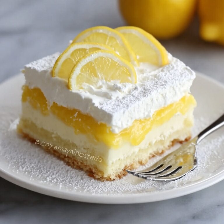 Lemon Lush Cake Recipe