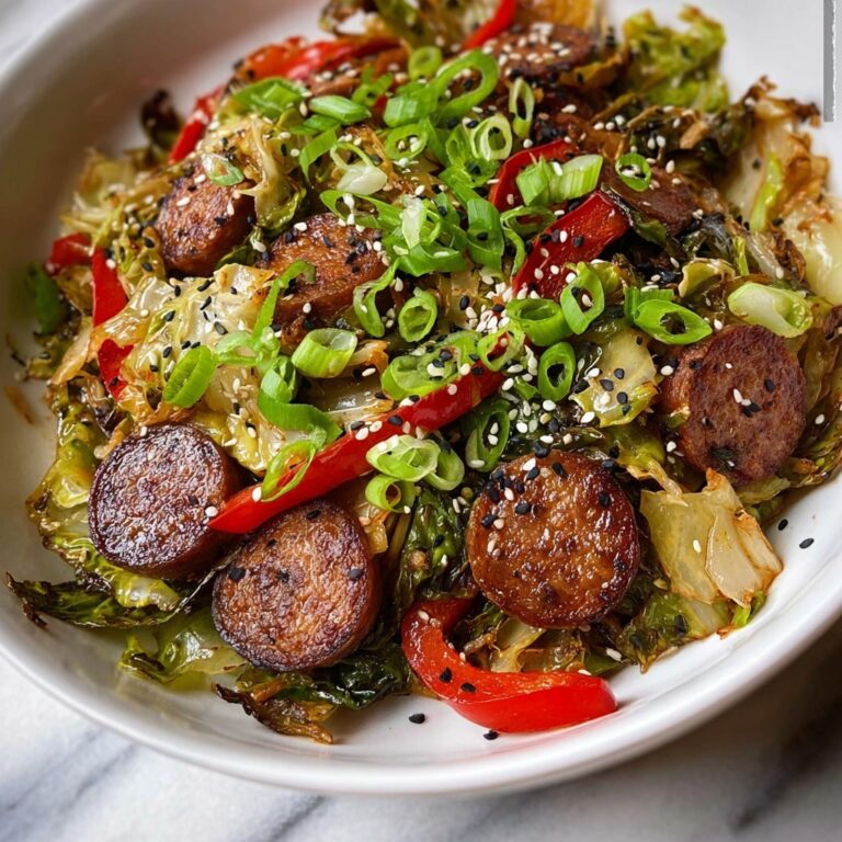 Sausage and Cabbage Stir Fry Recipe