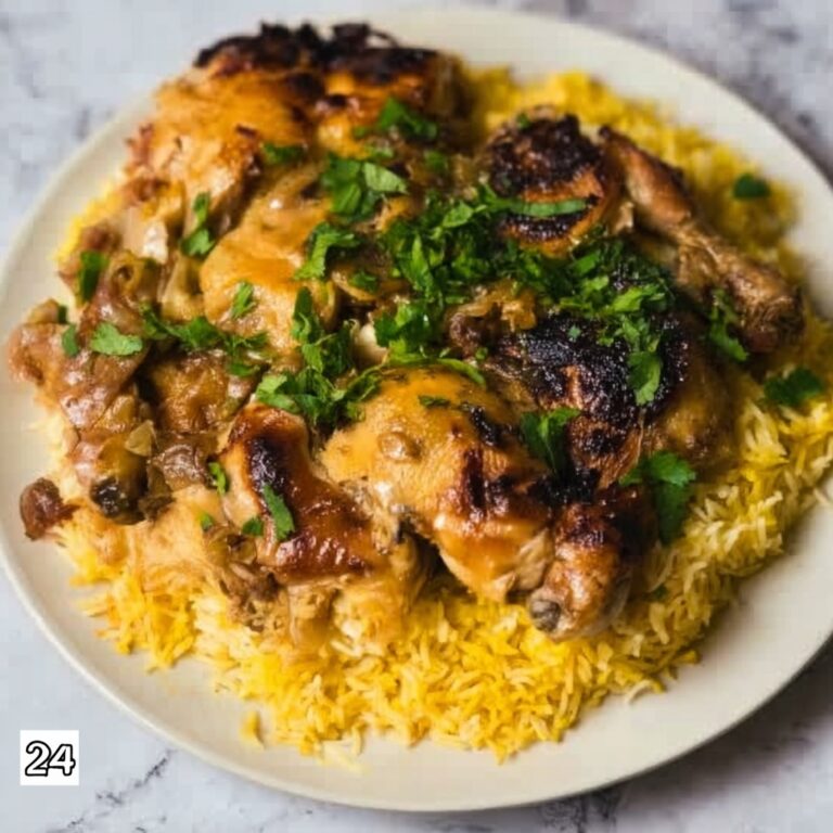Chicken Maqluba – Middle Eastern Upside-Down Rice Recipe