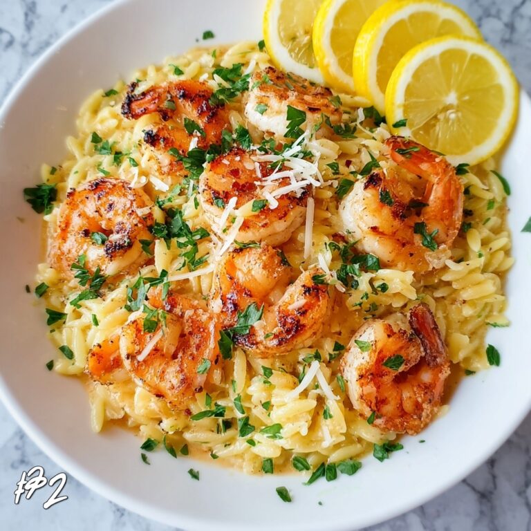 Parmesan Orzo with Shrimp Recipe