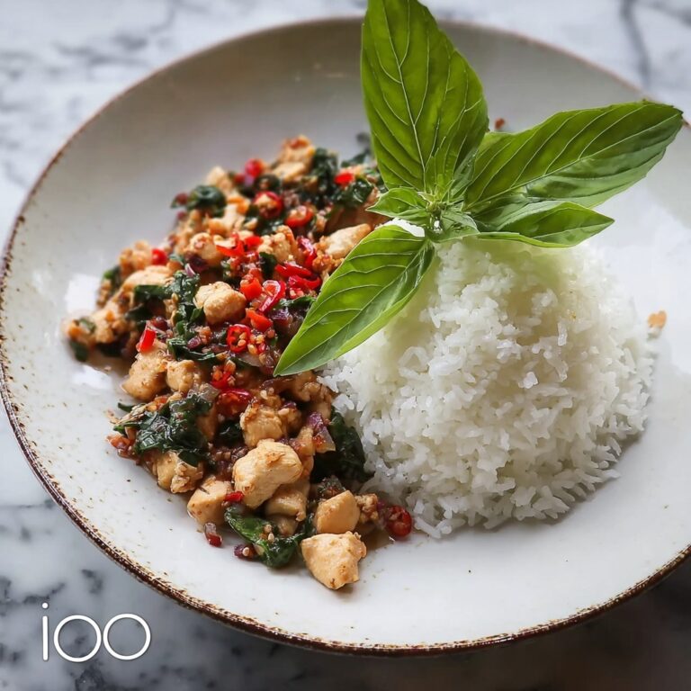 Spicy Thai Basil Chicken (Pad Krapow Gai) Recipe