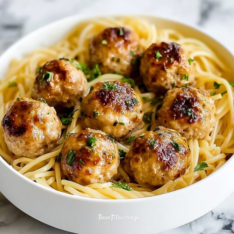 Garlic Butter Chicken Bites with Creamy Parmesan Pasta Recipe