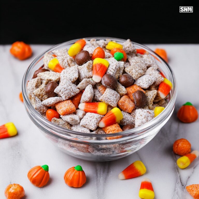 Halloween Muddy Buddies Recipe
