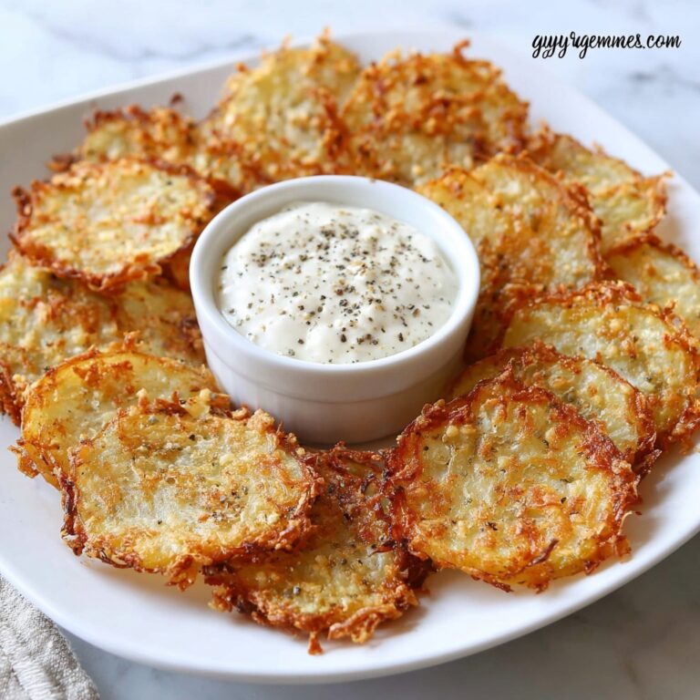 Air Fryer Fried Pickles with Creamy Dill Dip Recipe