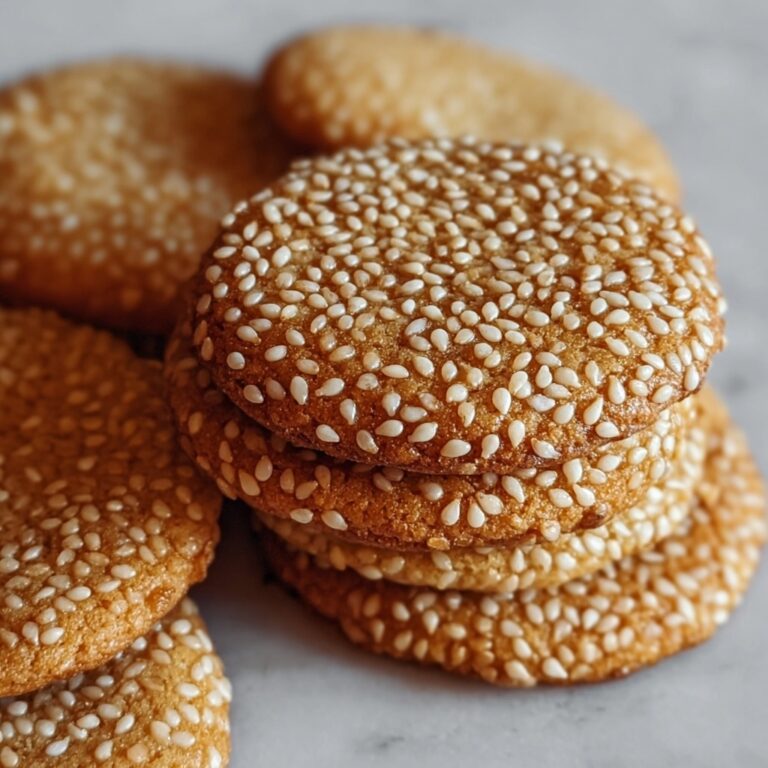 Irresistible Sesame Honey Cookies with a Toasted Twist Recipe