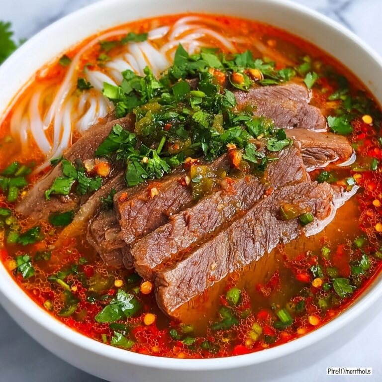 Authentic Bun Bo Hue: Spicy Beef Noodle Soup Recipe