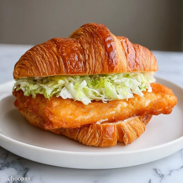 Chicken Caesar Croissant Sandwich Recipe