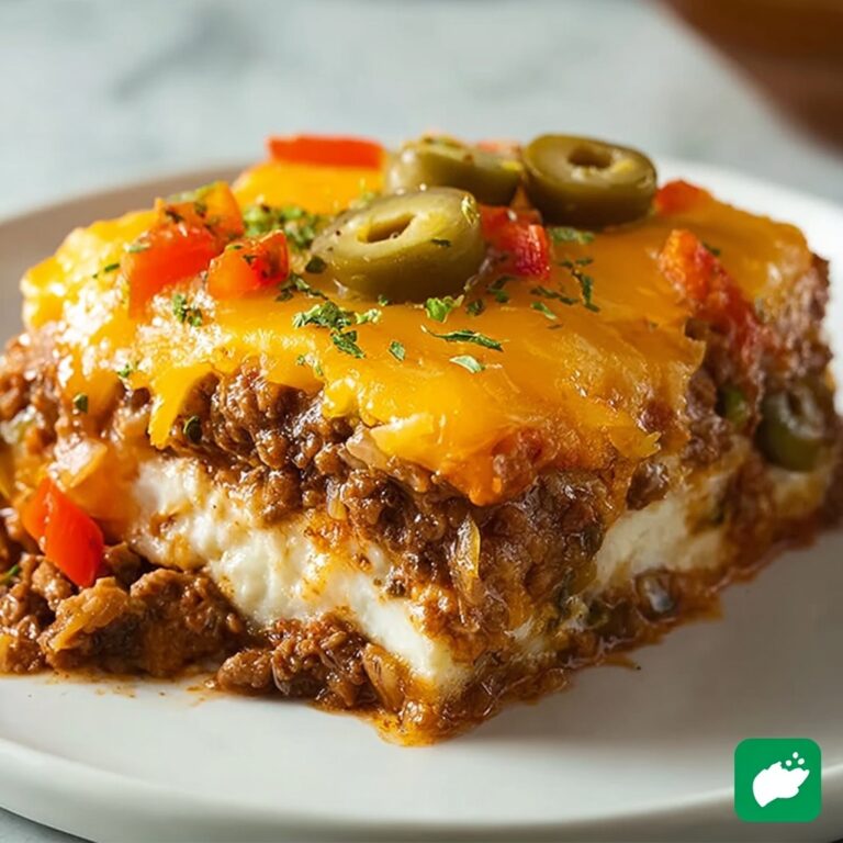 Savory Southern Five Layer Beef Casserole for Cozy Nights Recipe