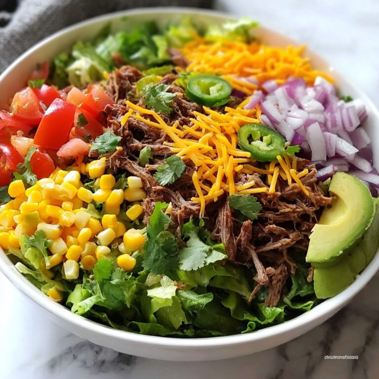 Taco Salad with Shredded Beef Recipe