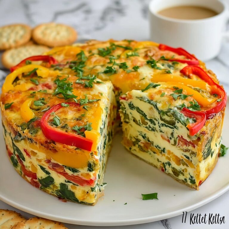 Cheddar-Veggie Appetizer Torte Recipe
