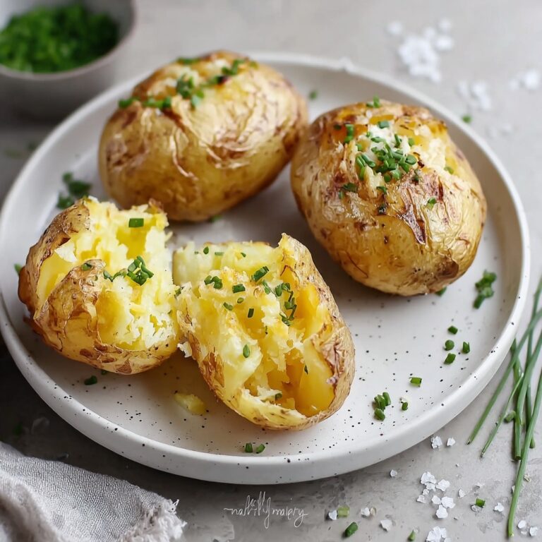 Air Fryer Jacket Potatoes (Baked Potatoes) Recipe