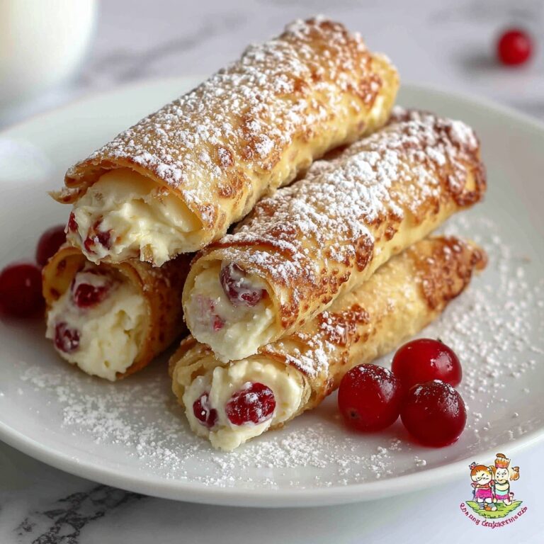 Cherry Cheesecake Egg Rolls Recipe