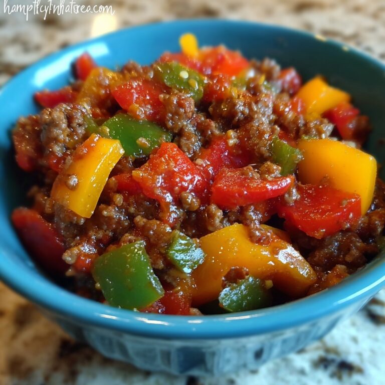 Ground Beef and Peppers Skillet Recipe