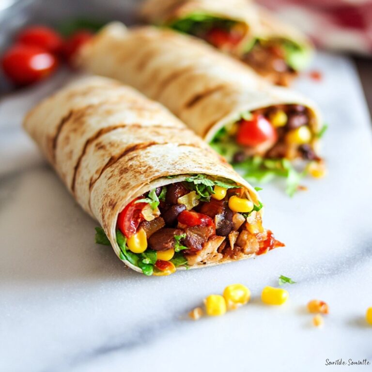 BBQ Chicken Salad Wraps Recipe