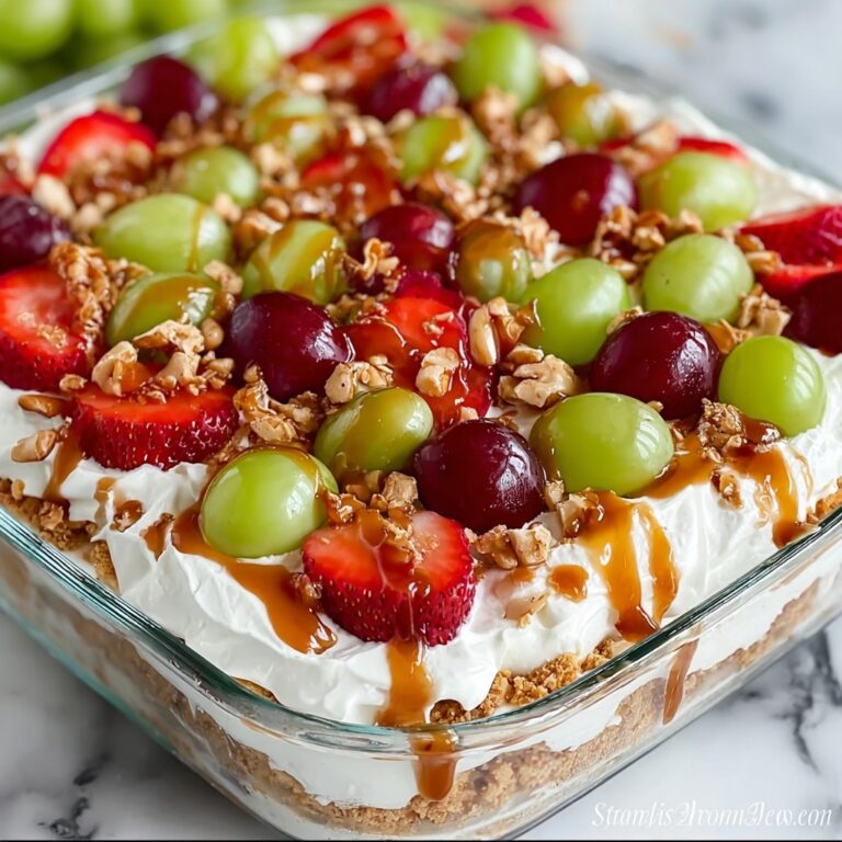 Caramel Crunch Cheesecake Fruit Salad Recipe