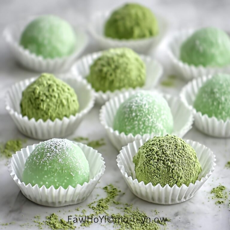 White Chocolate Matcha Truffles Recipe